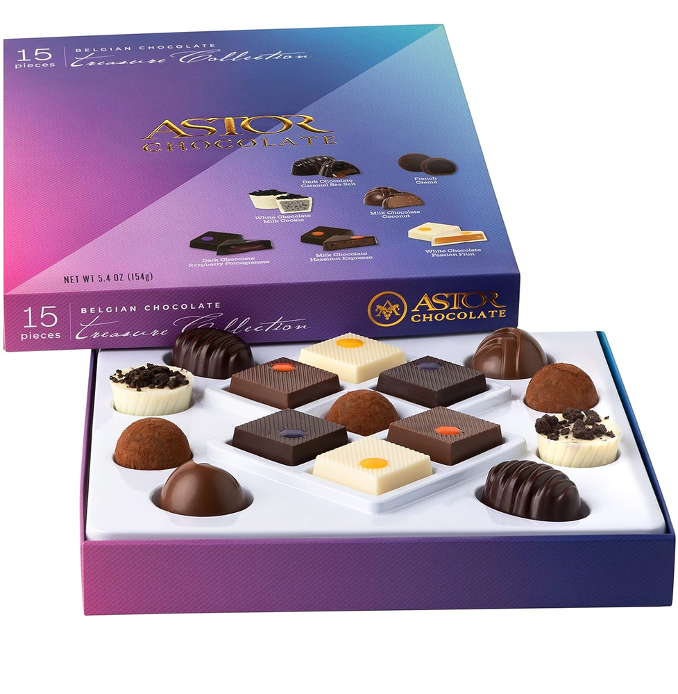 Gourmet Chocolate Truffles Gift Box for Valentine's Day - Astor Chocolate Treats Collection