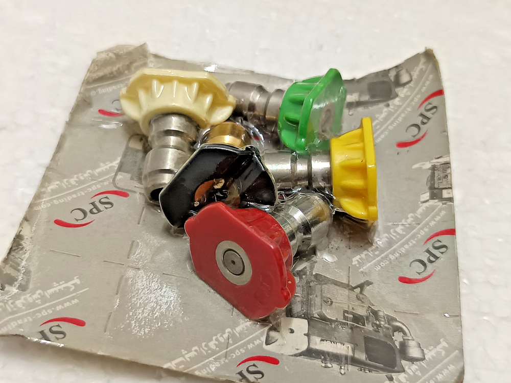 SPC Pressure Washer Nozzle C 19-23 Tips 5 Color Hydra Clean Set