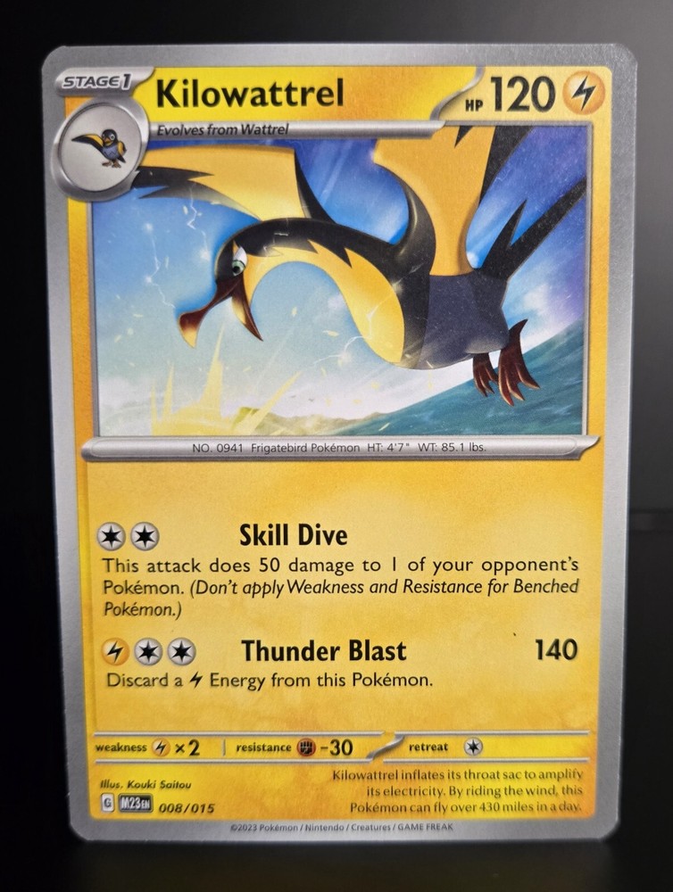 Pokémon TCG - KILOWATTREL - 008/015 - MCDONALD'S 2023 MATCH BATTLE PROMO - MINT
