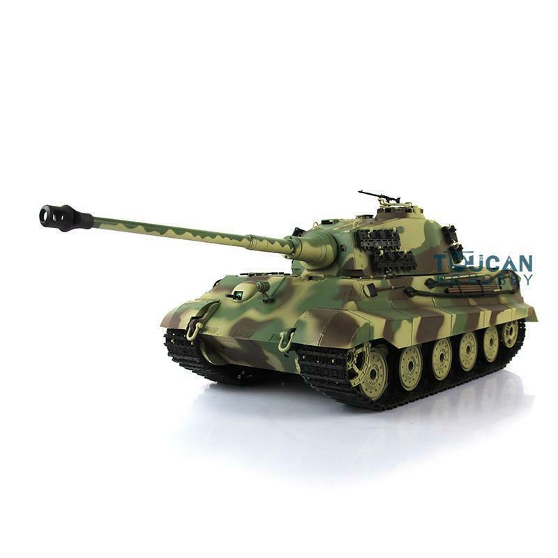 Henglong 1/16 Scale 3888A Plastic German King Tiger RTR 2.4G RC Tank 7.0 Model