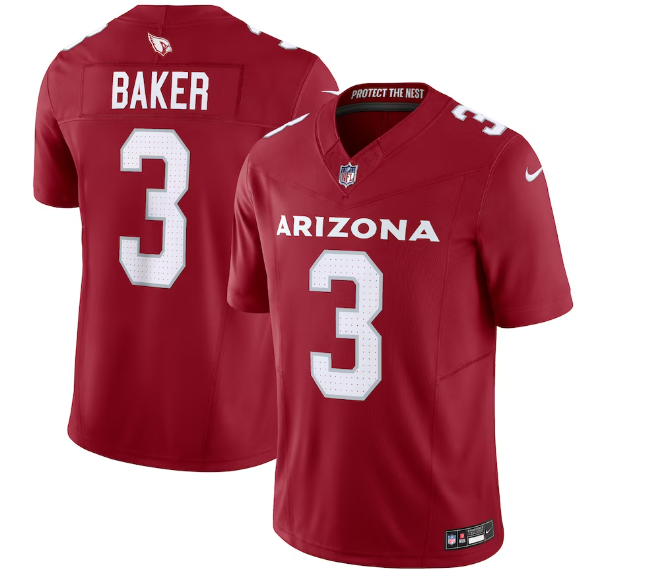 Men's Budda Baker #3 Cardinals Stitched Jersey - Size L - Perfect Birthday Gift  