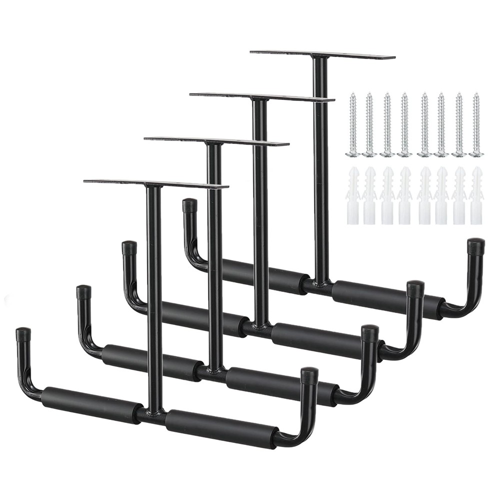 Home Right Heavy Duty Overhead Garage Storage Hooks Double Ceiling Rack 16