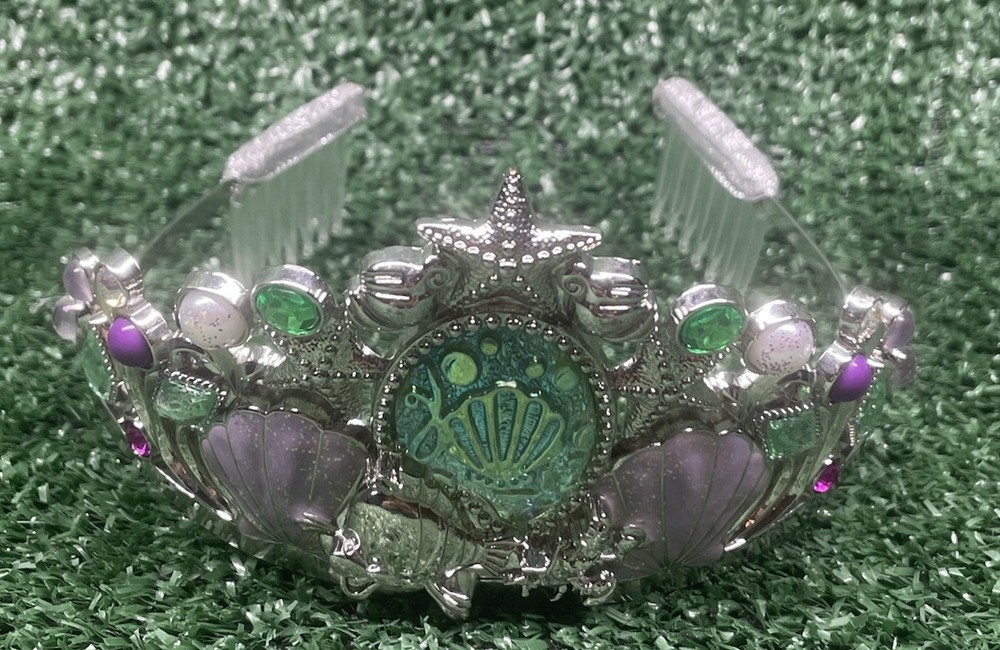 Disney Store Little Mermaid Arial Royal Tiara Play Crown Princess Dress-up Jewel