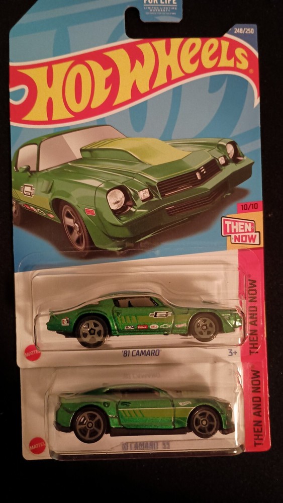 2022 Hot Wheels THEN AND NOW 4/10 '18 Camaro SS, And '81 Camaro Set