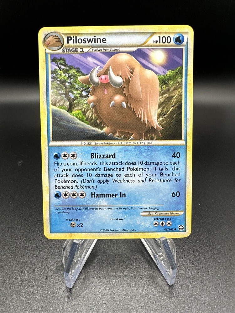 Piloswine - 48/102 Triumphant - WOTC Unlimited - Pokémon TCG