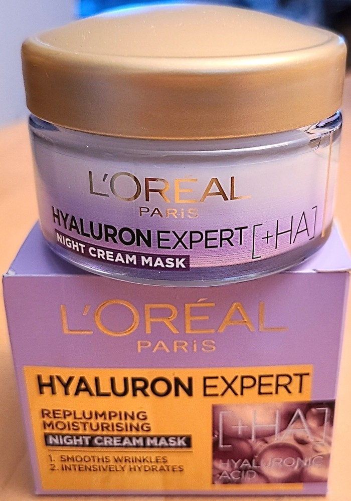 L'OREAL PARIS Hyaluron Expert Replumping Moisturizing Night Cream Mask 50ml