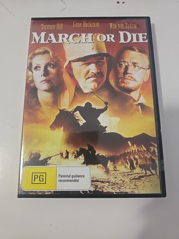 March or Die 1977 DVD - Terence Hill & Gene Hackman - All Regions