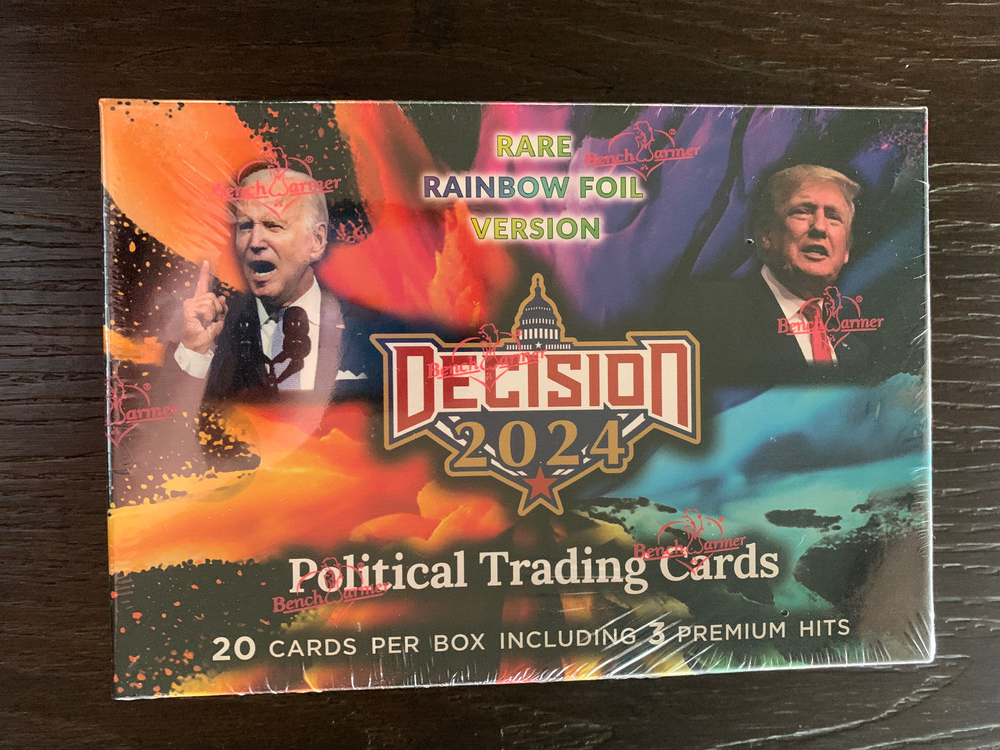 2024 Decision Political Trading Cards Rainbow Foil Rare Factory Sealed Hobby Box