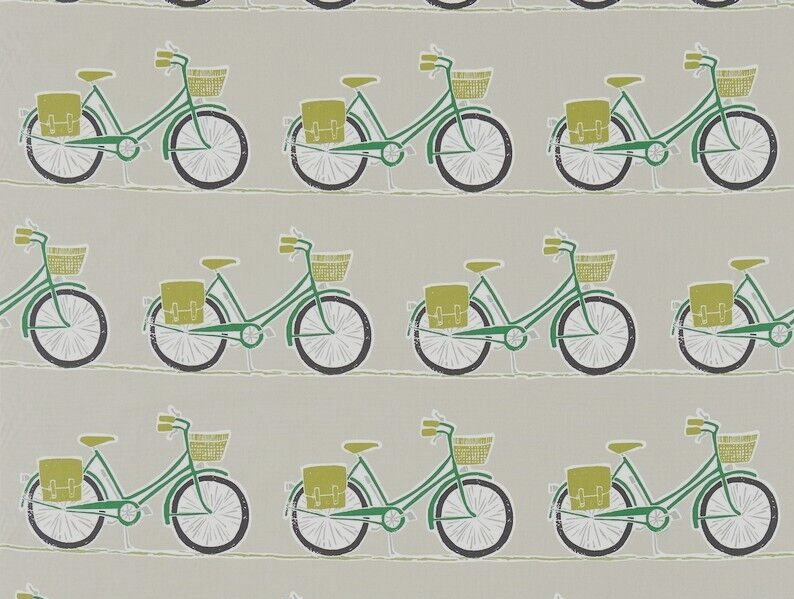 Scion Harlequin Cykel curtain fabric 2m in Ivy Apple Slate 200cm