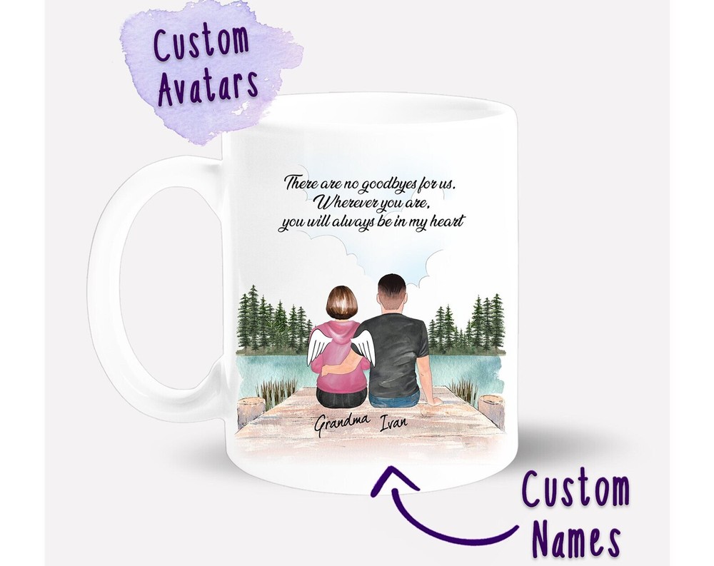 Personalized Memorial Mug In Memory Of A Loved One Sympathy Gift For Loss Of Wife