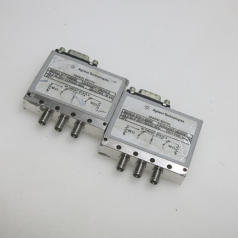 1 PC / N1810-60055 4GHz 24V RF Coaxial Switch #F7