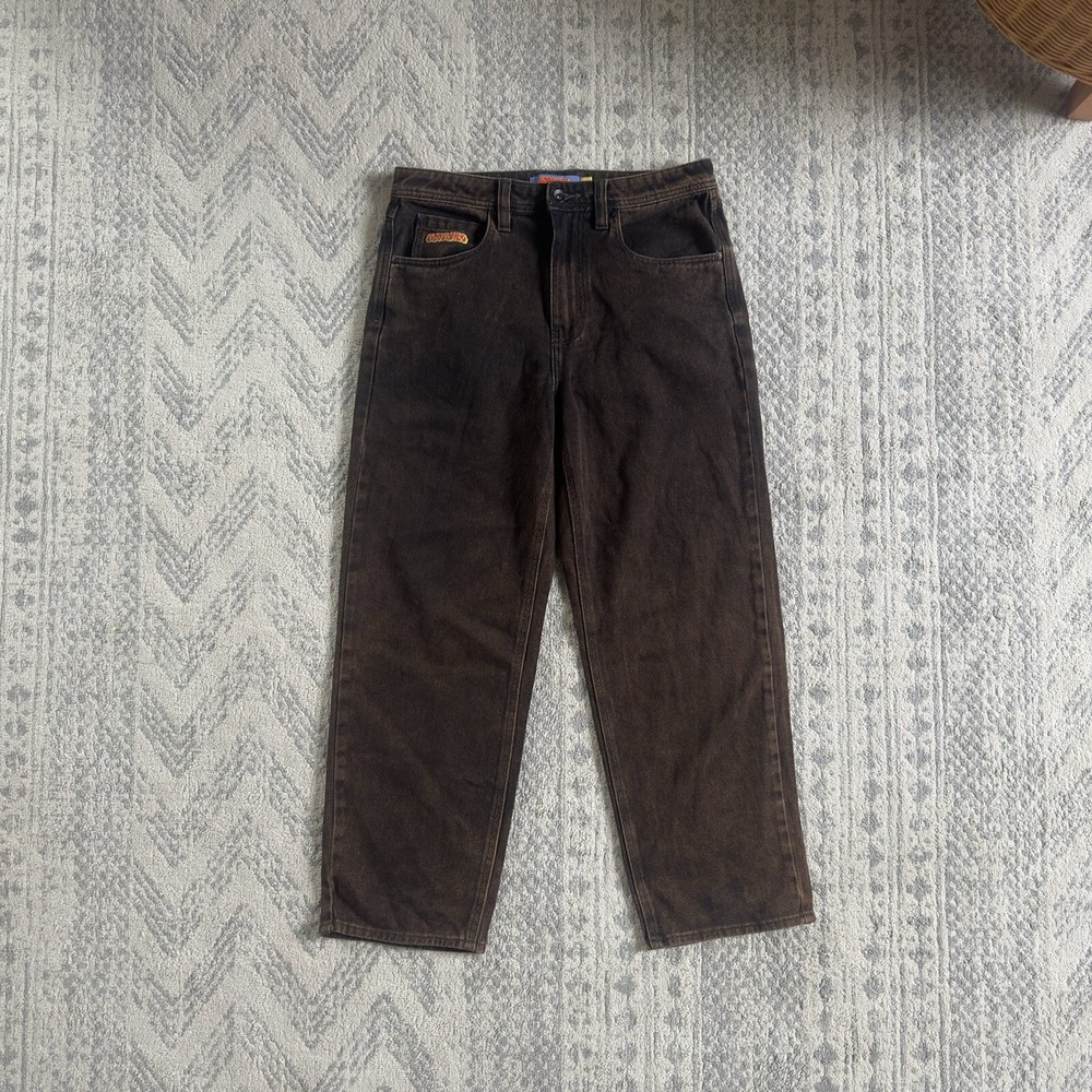 empyre jeans 32 Faded Brown Baggy Skate Grunge