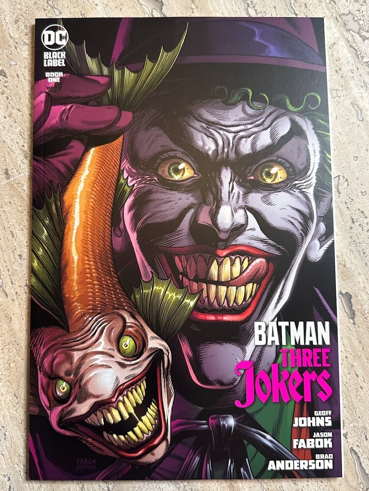 BATMAN THREE JOKERS #1 FISH VARIANT COVER 2020 DC BLACK LABEL