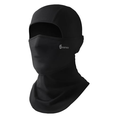 Full Coverage Movable Balaclava Face Mask for Medium-Large Size in Black