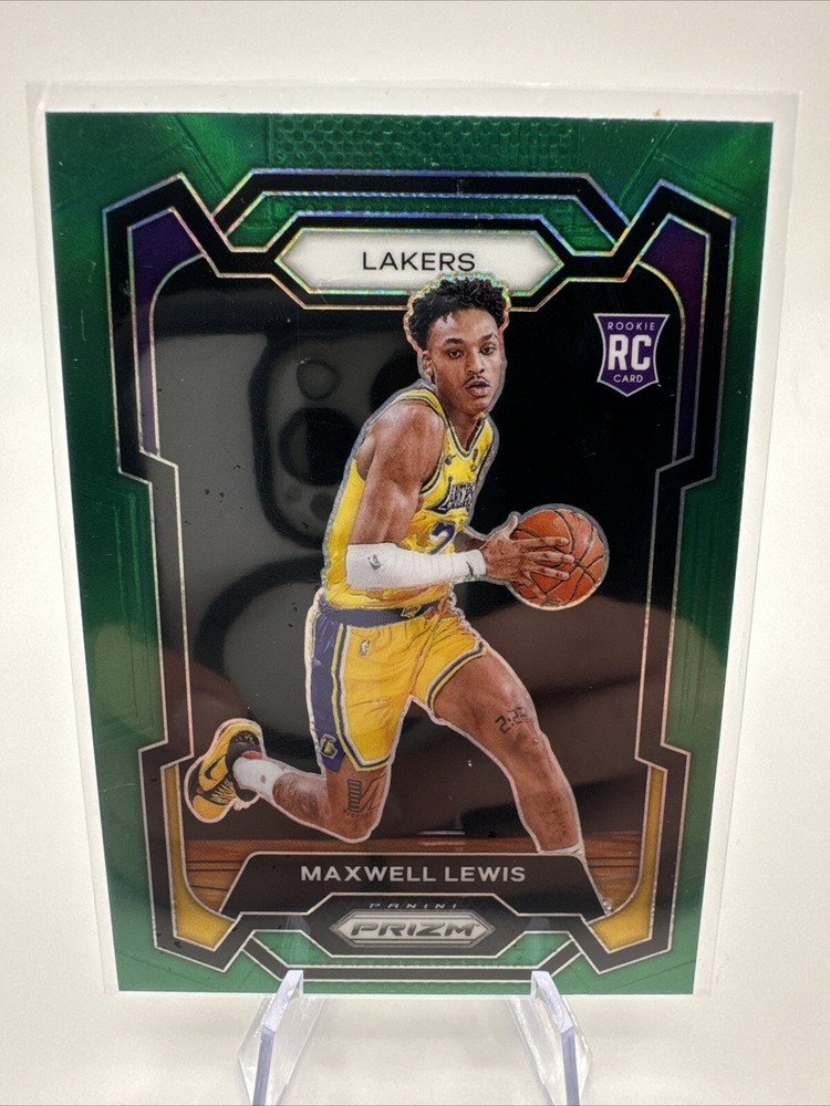 2023-24 Panini Prizm - Green Prizm #143 Maxwell Lewis (RC)