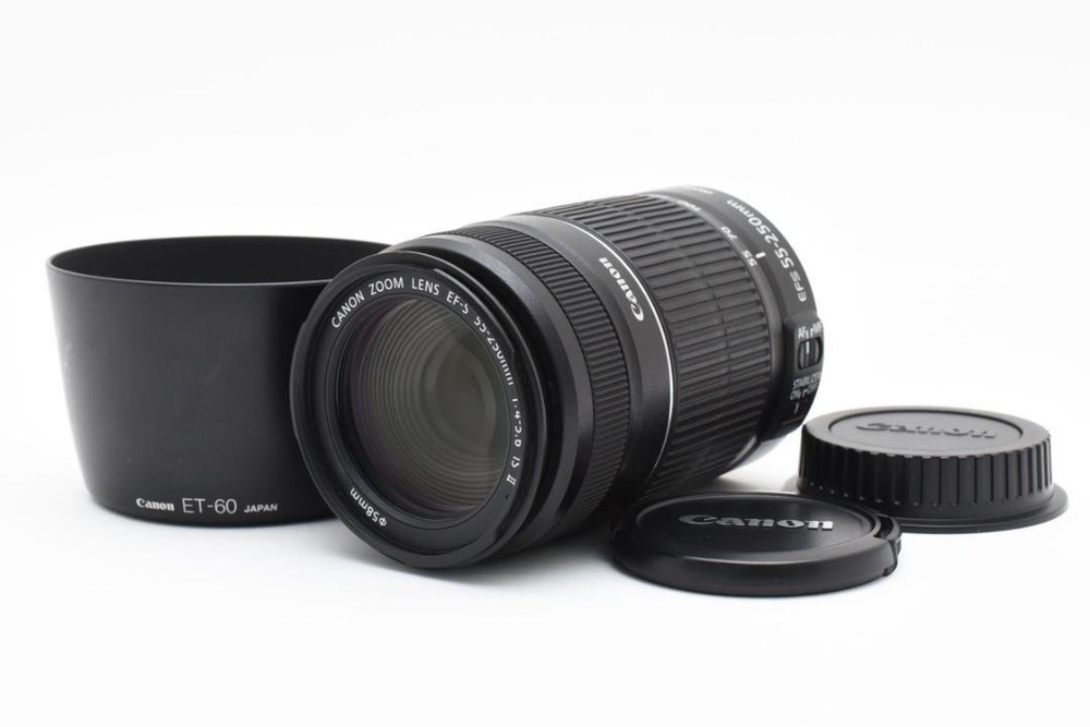 Canon EF-S 55-250mm F4-5.6 IS II Telephoto Lens Pre-owned