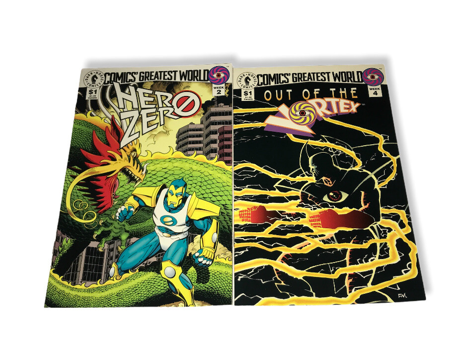 Comic’s Greatest World Hero Zero Semana 2 y Out Of The Vortex Semana 4 - Dark Horse