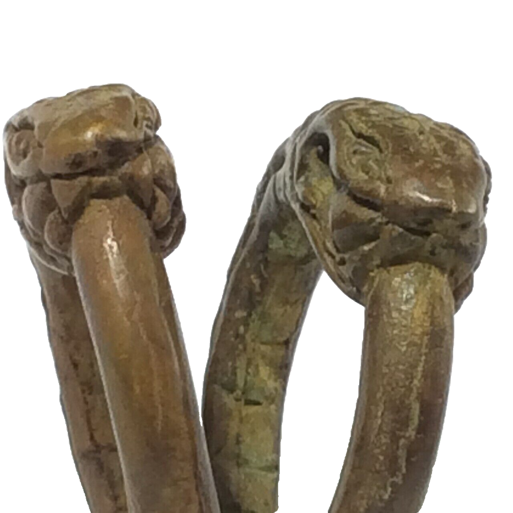 2pcs Ring Naka Snake Eat Tail Thai AMULET TALISMAN MAGIC POWER Lucky WEALTH LOVE