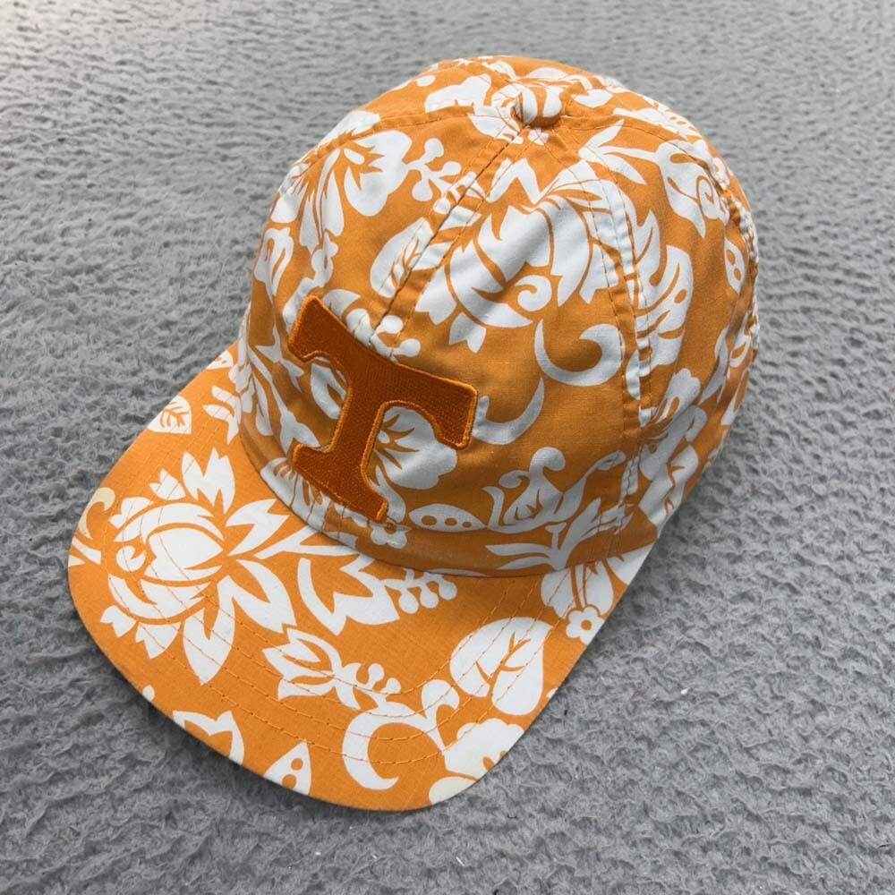 Tennessee Volunteers Floral Strapback Hat for Women One Size Adjustable