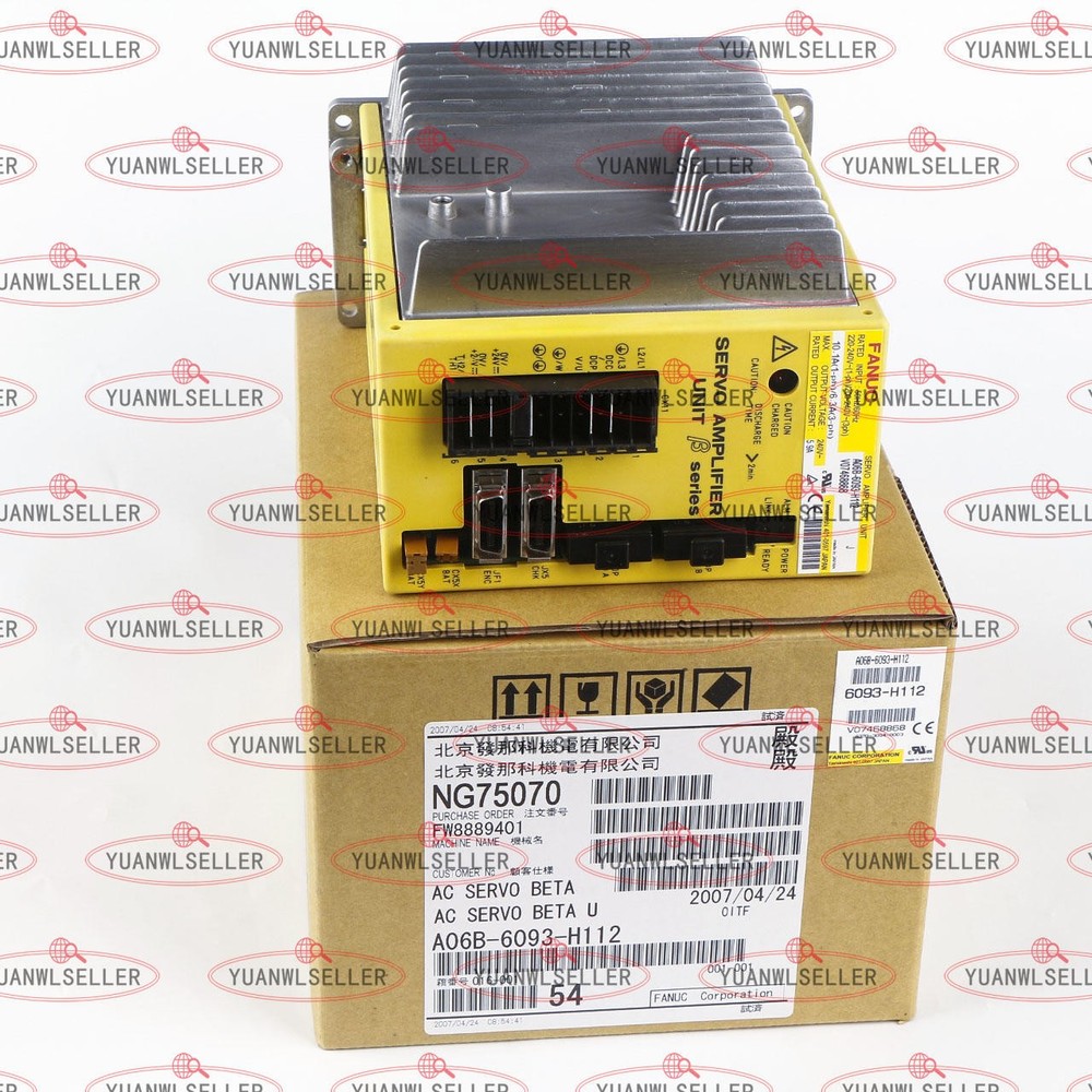 1PCS NEW FANUC SERVO DRIVE A06B-6093-H112