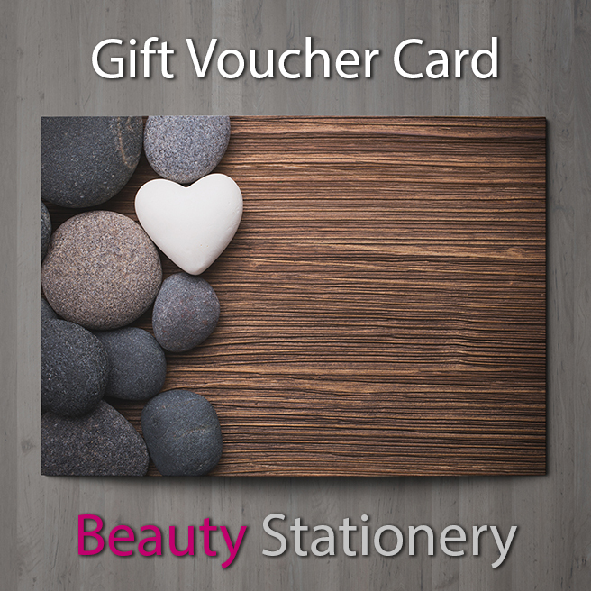 Gift Voucher Beauty Salon Blank Card Coupon Nail Massage Present A7 + Env.-image