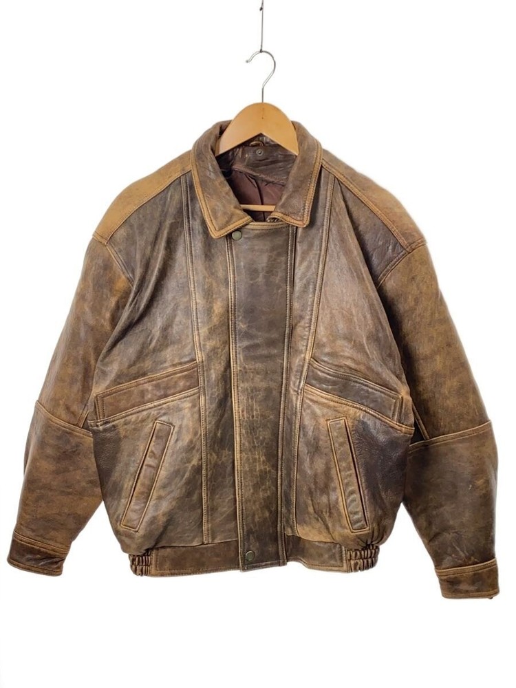 Leather Jacket Blouson/-/Sheep Leather/Brw 3407