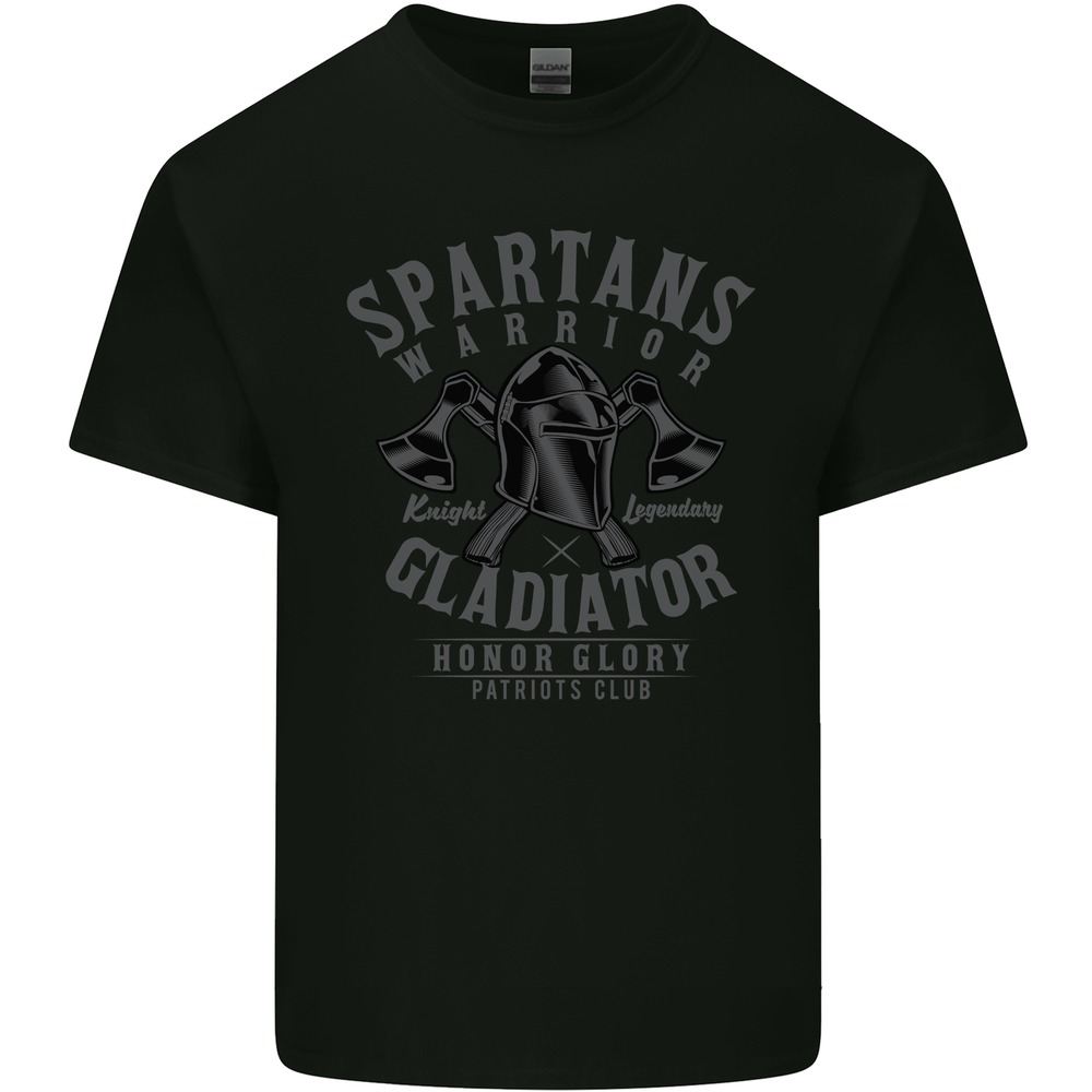 Spartans Warrior Legendary Gladiator Mens Cotton T-Shirt Tee Top