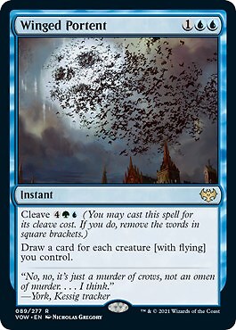 Winged Portent Innistrad: Crimson Vow Foil