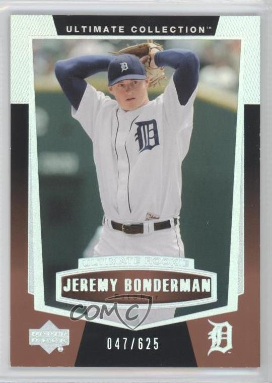 2003 Upper Deck Ultimate Collection Ultimate Rookie /625 Jeremy Bonderman #109