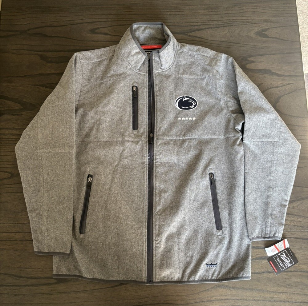 Grey Penn State Nittany Lions Franchise Club Full Zip Jacket- Men’s Medium (NWT)