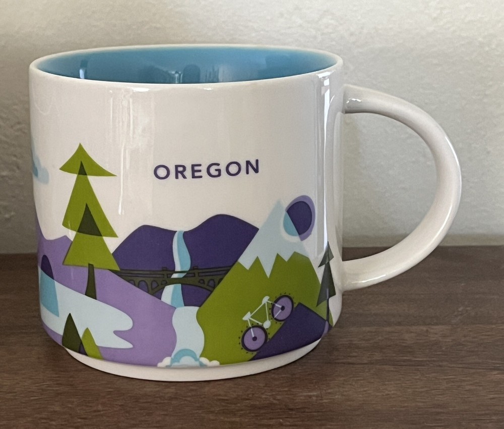 Starbucks 2014 Oregon YAH Series Collectible Coffee Tea Mug