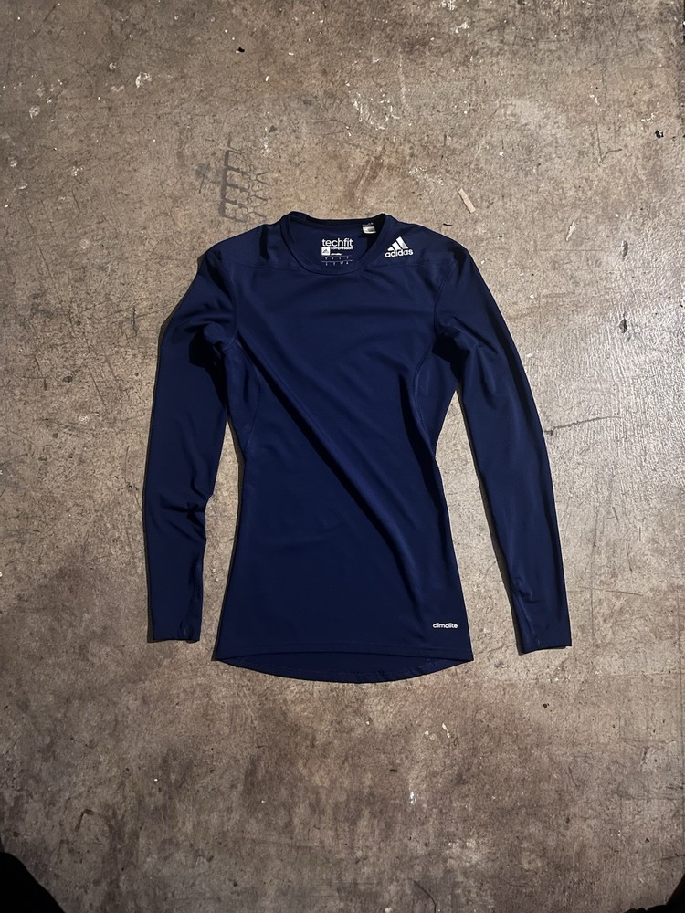 Men's Blue Adidas Performance Compression Shirt  