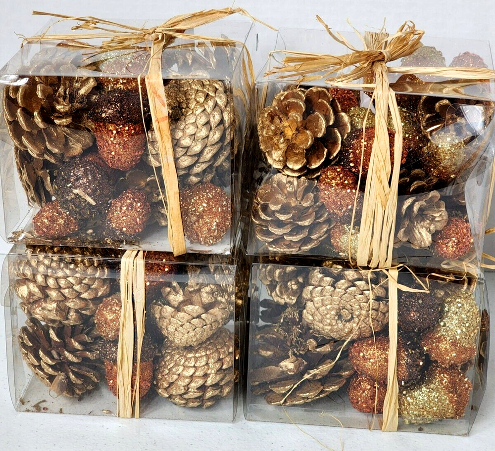 Fall Acorns Pine Cones autumn thanksgiving home decor hobby lobby