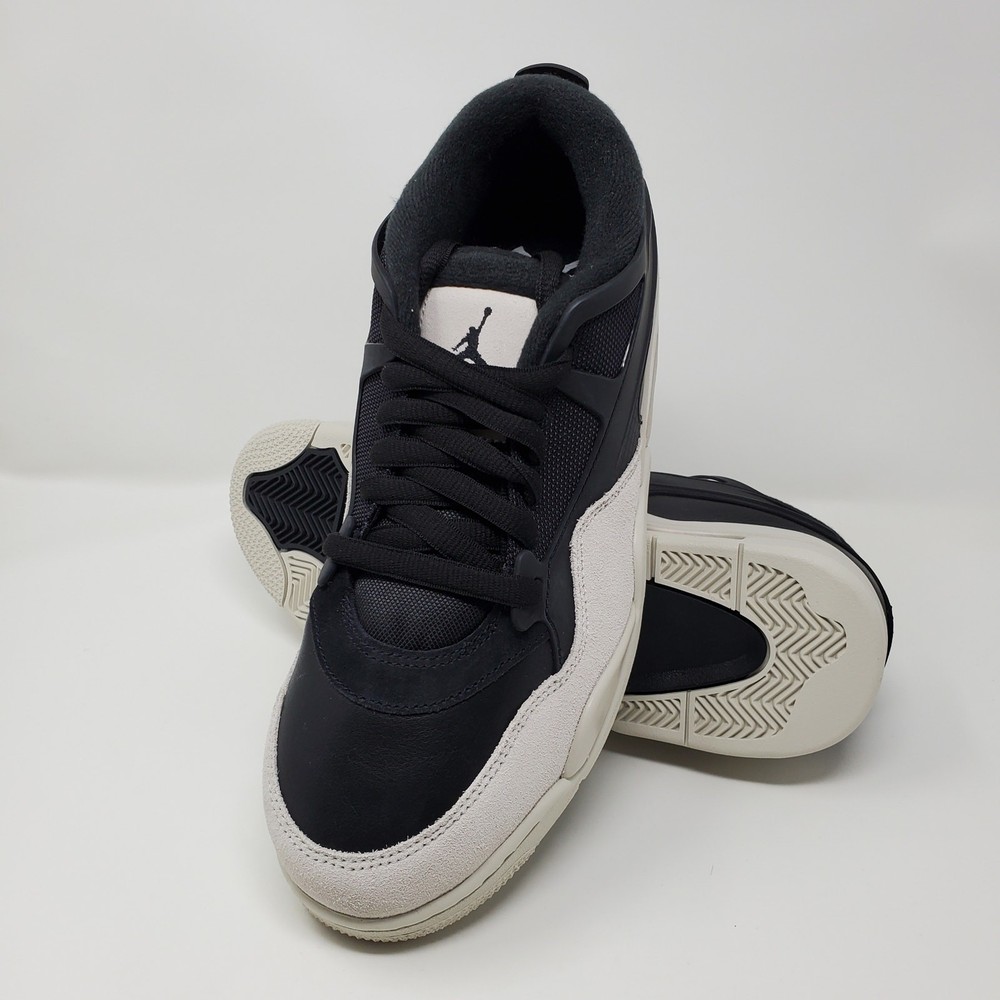 Nike Air Jordan 4 RM 'Black Light Bone' FQ7939-001 Men's Size 10