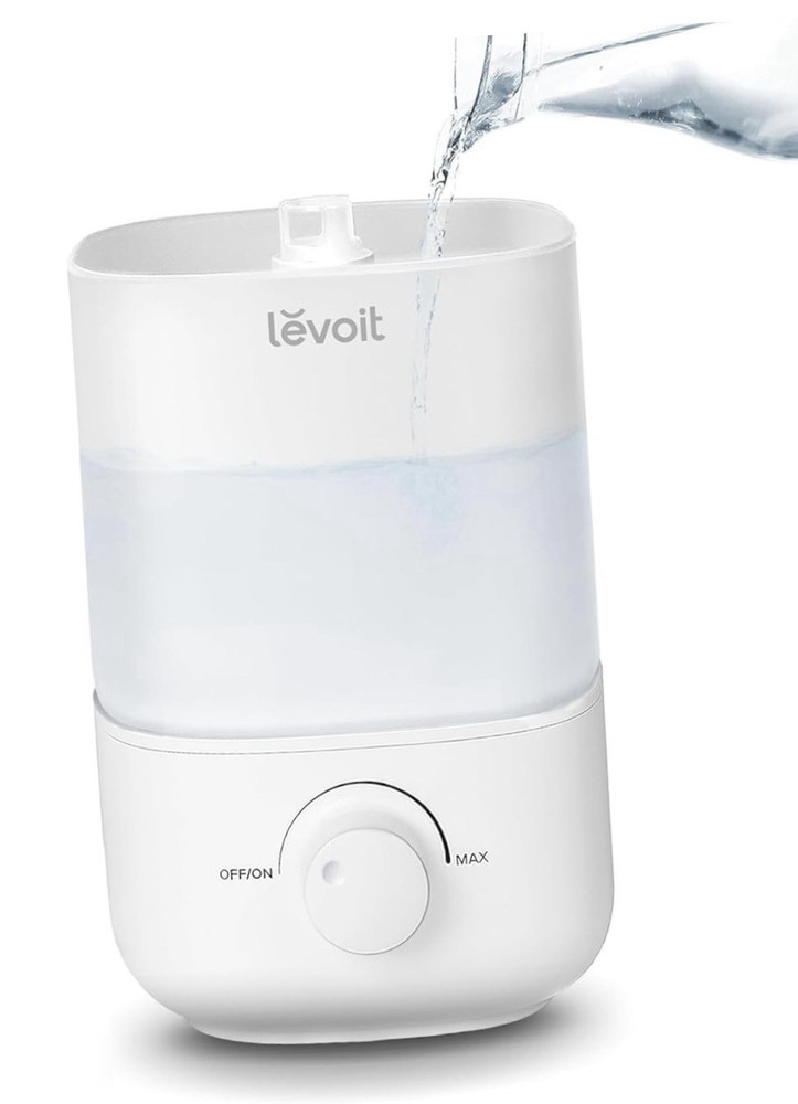 LEVOIT Top Fill Humidifier with 2.5L Tank Perfect for Large Bedrooms Easy Fill Design