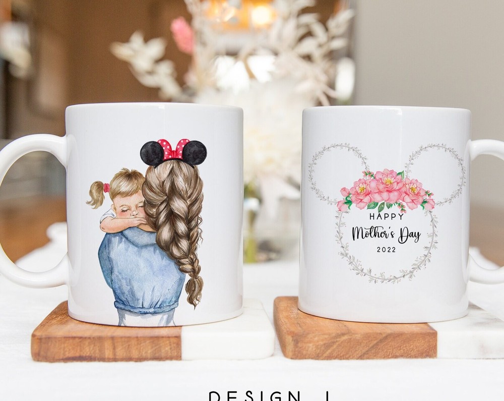 Personalized Minnie Floral First Mother's Day Mug Gift for New Mum