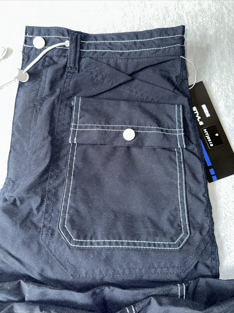 MacGirl MacGear Rave Cargo Pants Dark Blue Juniors Size 9 NWT