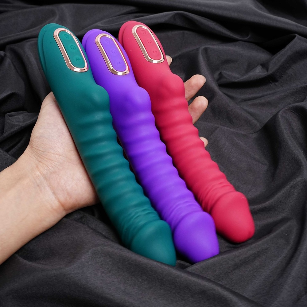 Vibrator Heating Dildo Anal Butt Plug Prostate Massager Wand Stimulator Sex Toys