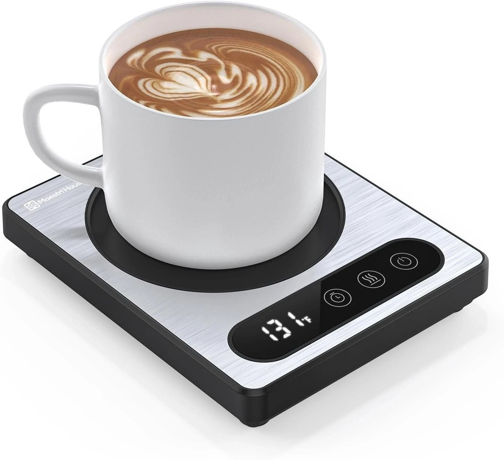 House Coffee Mug Warmer with Adjustable Temperature & Timer for Desk