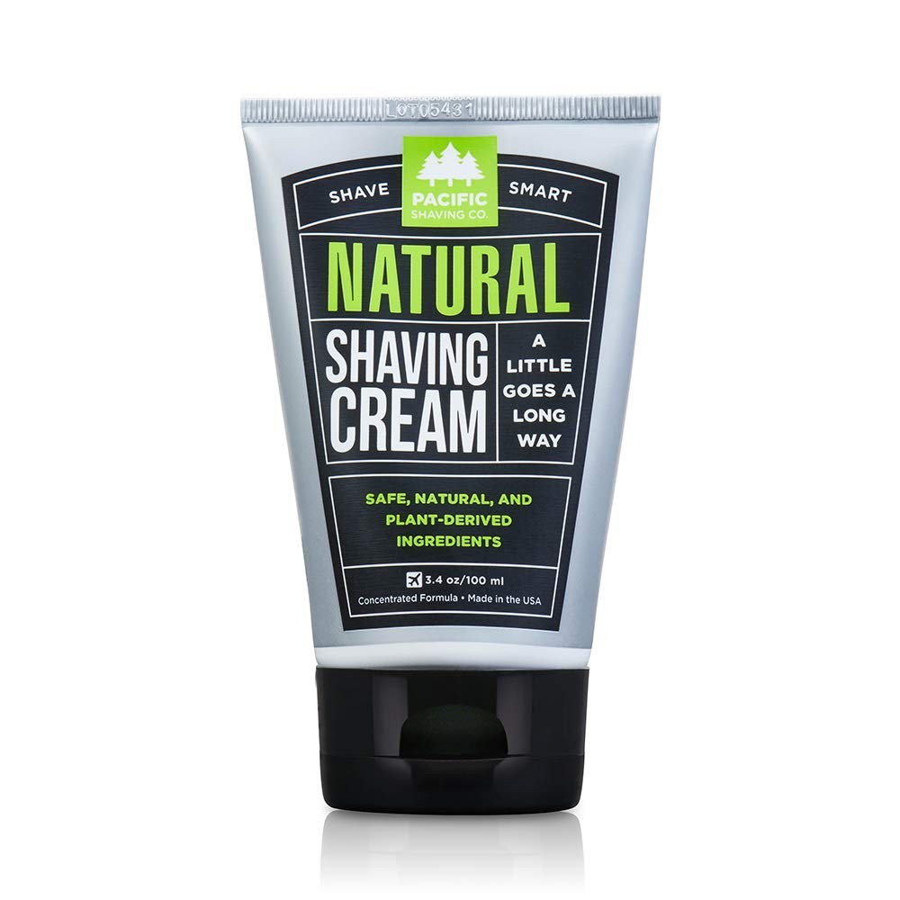 Natural Shaving Cream with Shea Butter & Vitamin E for Hydrated Sensitive Skin