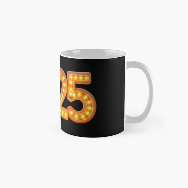 Golden 2025 - Bright New Year Vibes Classic Mug , Gift For Family