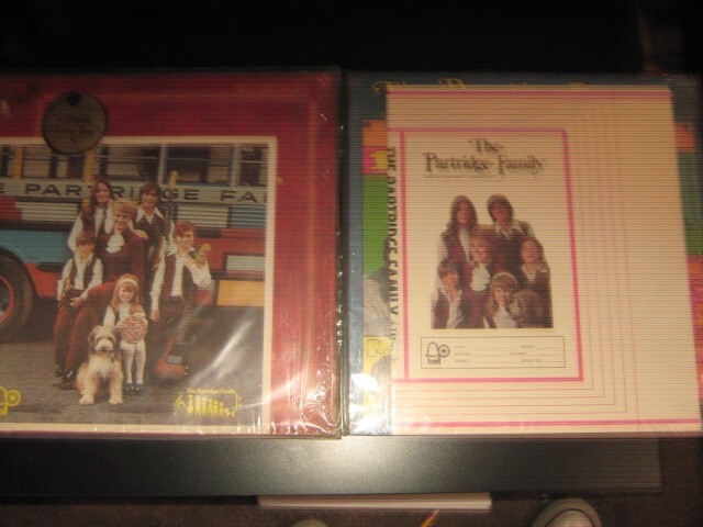 PARTRIDGE FAMILY 3 LP w/shrink photo and book cover NM hype sticker card