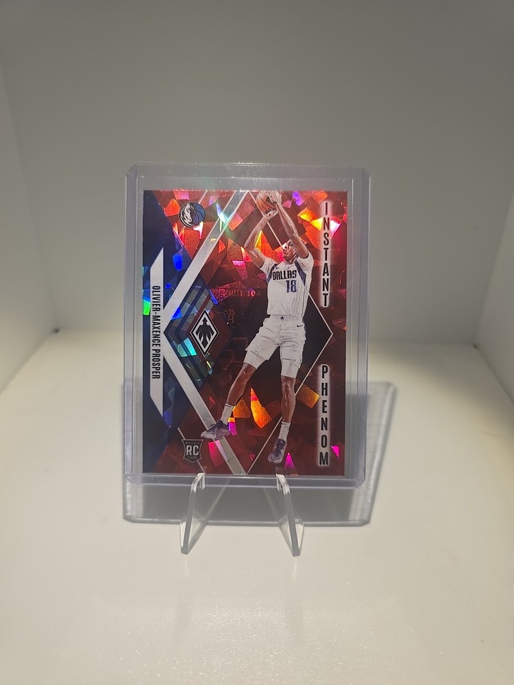2023-24 Panini Phoenix Oliver Maxence Prosper Red Ice Instant Phenom RC #11 Basketball Card