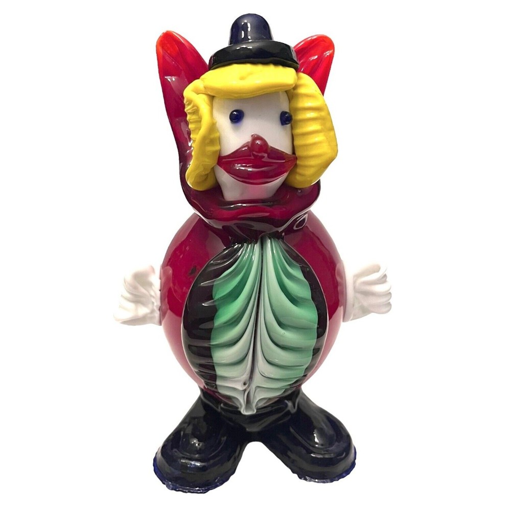 Murano Glass Circus Clown Figurine 7