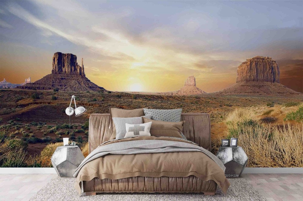 3D Gobi Desert National Park Landscape Wall Murals Wallpaper Murals Wall Sticker