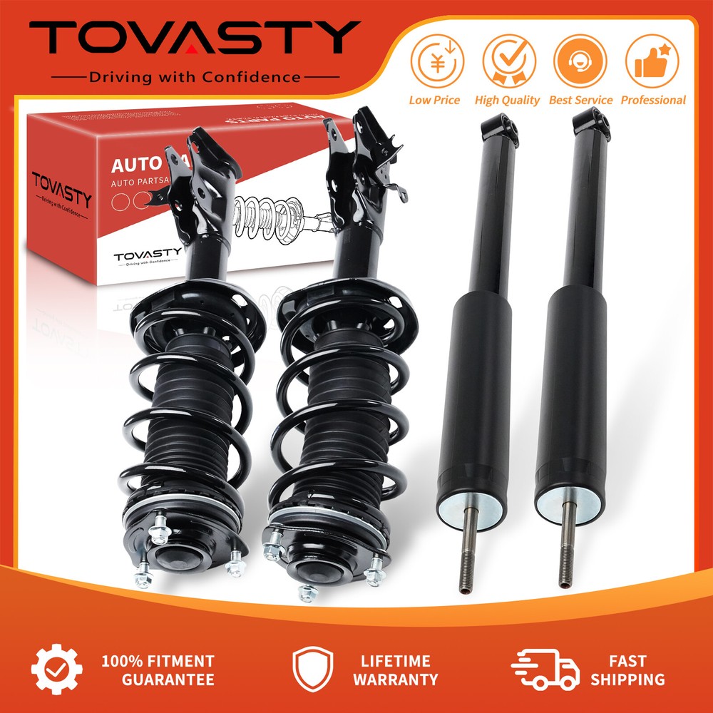 Front & Rear Suspension Strut and Coil Spring Assembly with Civic 2006-2011 Coup