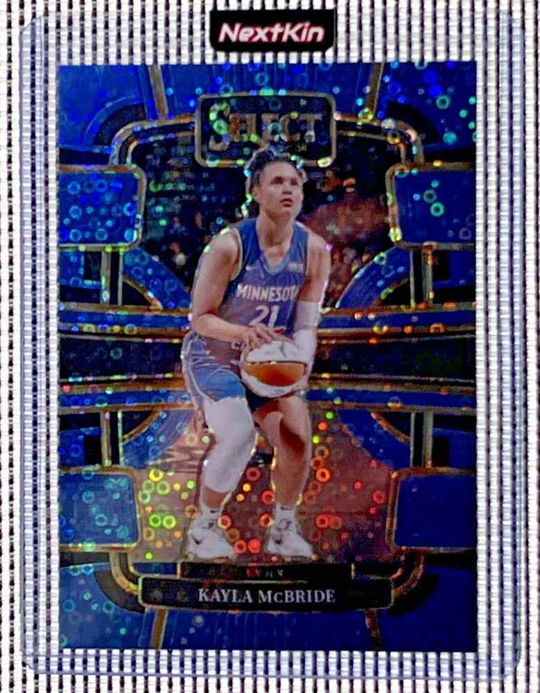 2024 Panini SELECT WNBA KAYLA MCBRIDE LIGHT BLUE DISCO PRIZM LOW POP /125 LYNX..