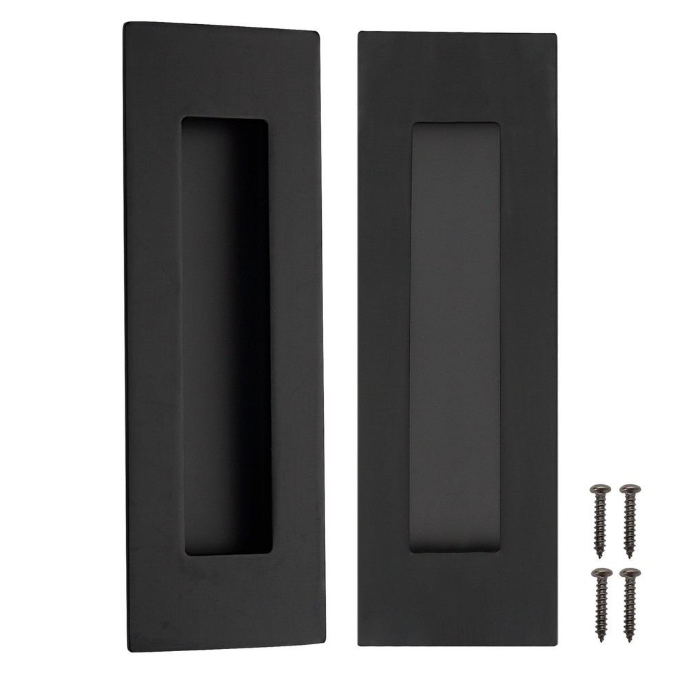 6 Inch Recessed Finger Pulls for Sliding and Pocket Doors
