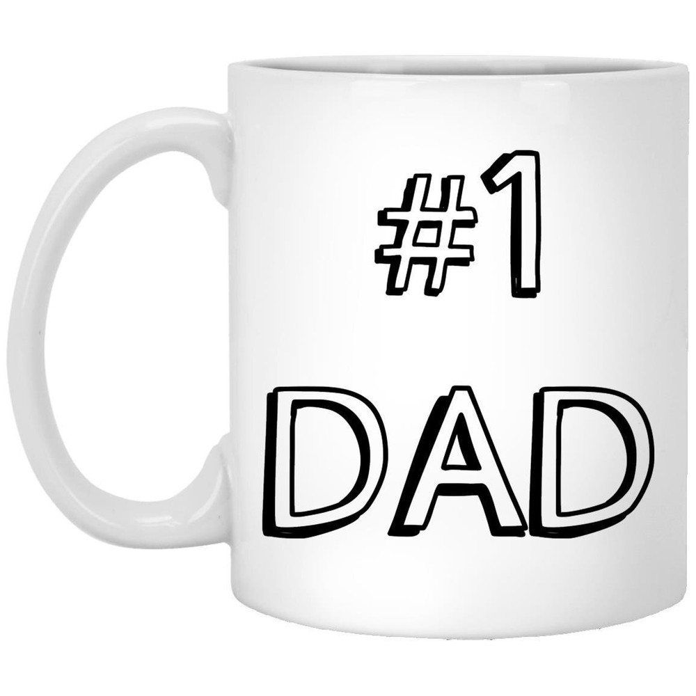 Best No.1 Dad Coffee Mug Gift for Father's Day Stepdad or Bestfriend  