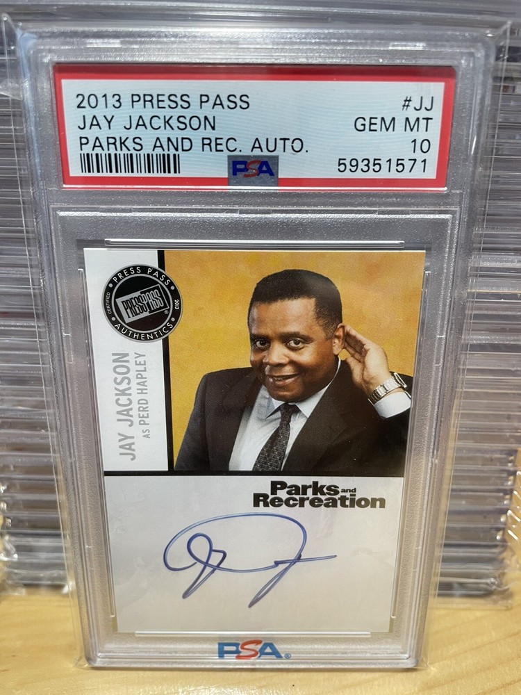 PSA 10 Gem Mint 2013 Press Pass Parks And Recreation Jay Jackson